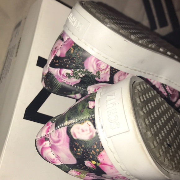 Schultz flower print leather slip on sneakers 9US - Picture 6 of 8